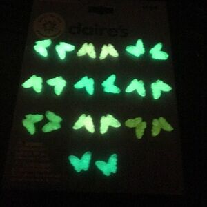 🌻3/$15🌻Glow-in-the-Dark Butterfly Stud Earrings 10 pair